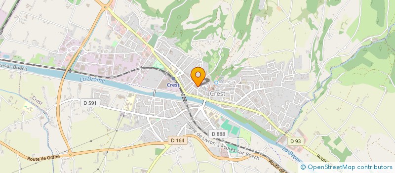 localisation de l'entreprise MOBILIER-CUISINE-AGENCEMENT-BONNARD à CREST