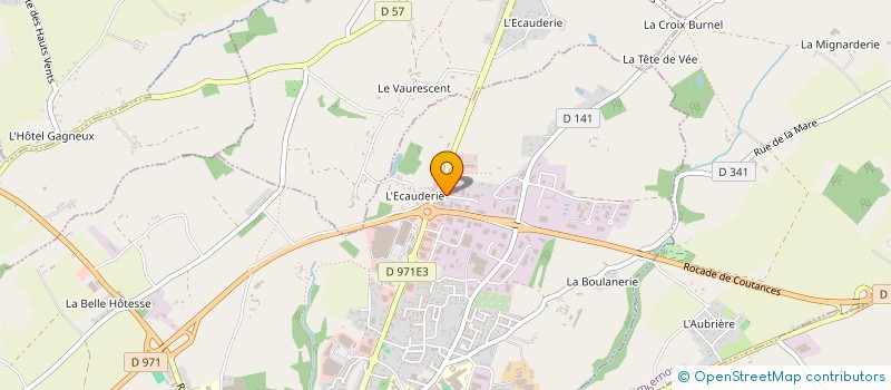 localisation de l'entreprise MOBILIER D'AILLEURS à COUTANCES