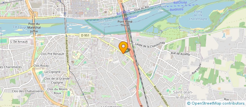 localisation de l'entreprise MOBILIER DE BUREAU ORLEANAIS  SAINT-JEAN-LE-BLANC