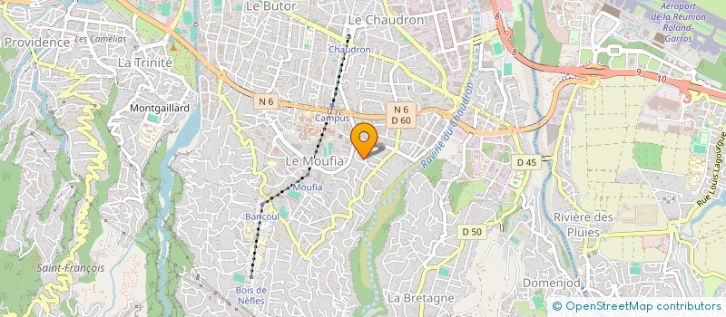 localisation de l'entreprise MOBILIER DE LA REUNION à SAINT-DENIS