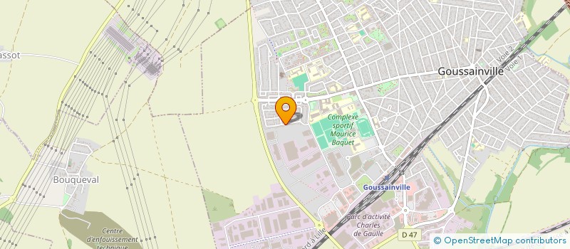 localisation de l'entreprise MOBILIER DESIGN CONCEPT  GOUSSAINVILLE