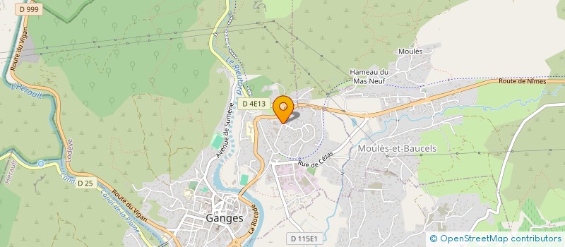 localisation de l'entreprise MOBILIER ET AMBIANCES à GANGES