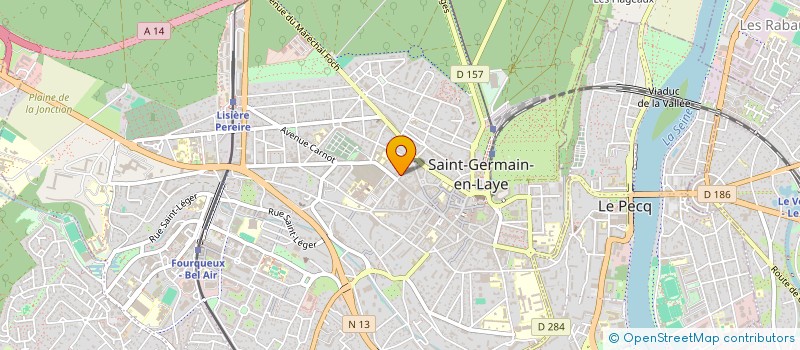 localisation de l'entreprise MOBILIER ET BUREAUX à SAINT-GERMAIN-EN-LAYE