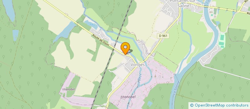 localisation de l'entreprise MOBILIER FRED TROUSSEL à LAMARCHE-SUR-SAONE