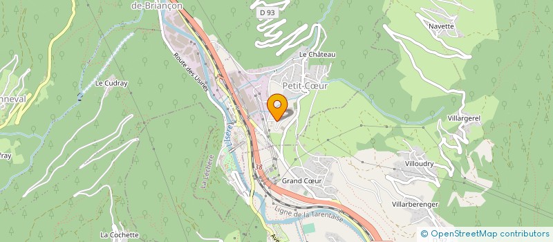 localisation de l'entreprise MOBILIER NORDIQUE MOUTIERS à GRAND-AIGUEBLANCHE