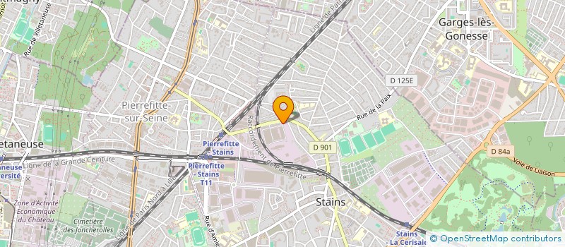 localisation de l'entreprise MOBILIER PRO à STAINS
