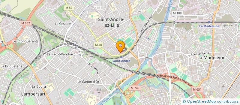 localisation de l'entreprise MOBILIER SHOP 2  SAINT-ANDRE-LEZ-LILLE