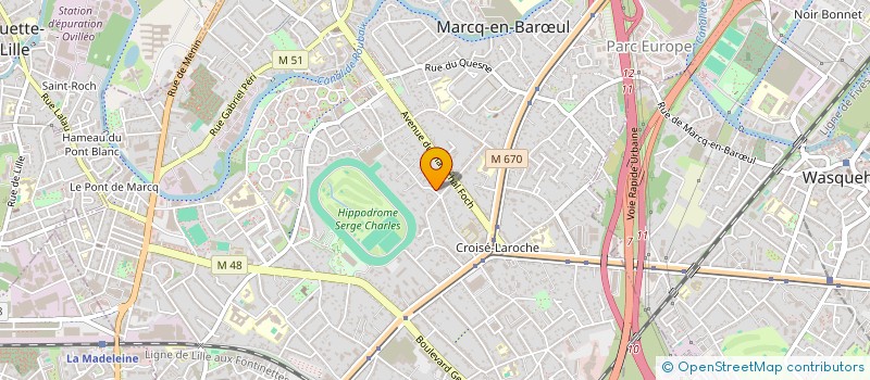 localisation de l'entreprise MOBILIER SYSTEME BUREAUTIQUE à MARCQ-EN-BARŒUL