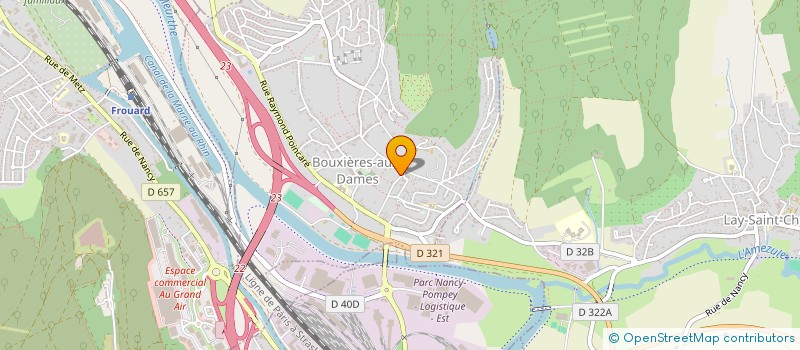 localisation de l'entreprise MOBILIER URBAIN BLOOM  BOUXIERES-AUX-DAMES