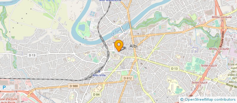 localisation de l'entreprise MOBILIERE ET IMMOBI TARNAISE à ALBI