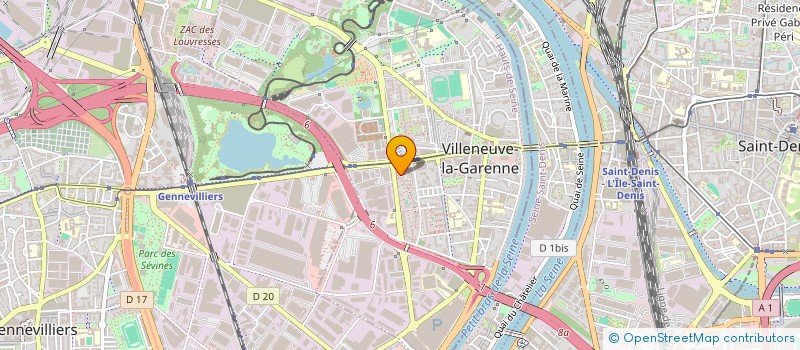 localisation de l'entreprise MOBILIGO à VILLENEUVE-LA-GARENNE