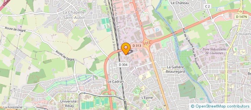 localisation de l'entreprise MOBILIS à LA CHAPELLE-SAINT-AUBIN