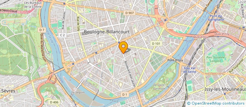 localisation de l'entreprise MOBILIS à BOULOGNE-BILLANCOURT