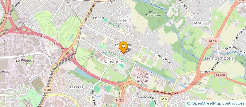 localisation de l'entreprise MOBILISENS à VILLENEUVE-D'ASCQ