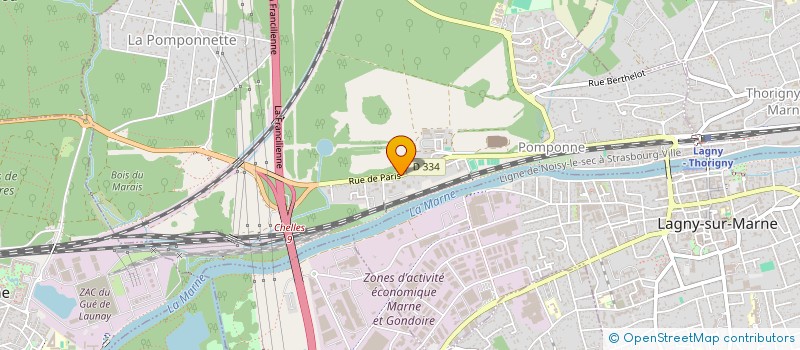 localisation de l'entreprise MOBILITE INCLUSIVE 77  POMPONNE