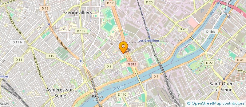 localisation de l'entreprise MOBILITY CONFORT à GENNEVILLIERS