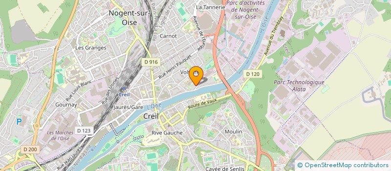 localisation de l'entreprise MOBILIUM à CREIL