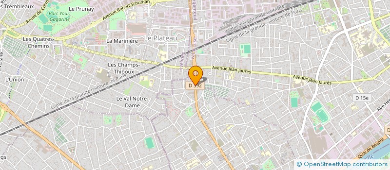 localisation de l'entreprise MOBILUXE 95  BEZONS