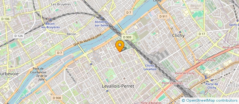 localisation de l'entreprise MOBILY-T à LEVALLOIS-PERRET
