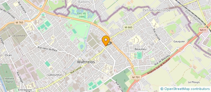 localisation de l'entreprise MOBILY TEAM à WATTRELOS
