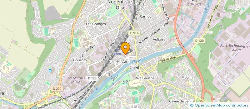 localisation de l'entreprise MOBILYAS à CREIL