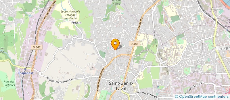 localisation de l'entreprise MOBILYON CONSEIL à SAINT-GENIS-LAVAL