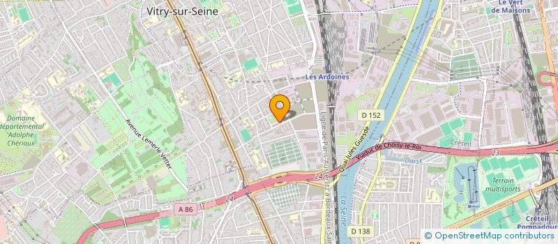 localisation de l'entreprise MOBIN à VITRY-SUR-SEINE