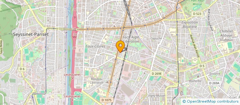 localisation de l'entreprise MOBINTER à GRENOBLE