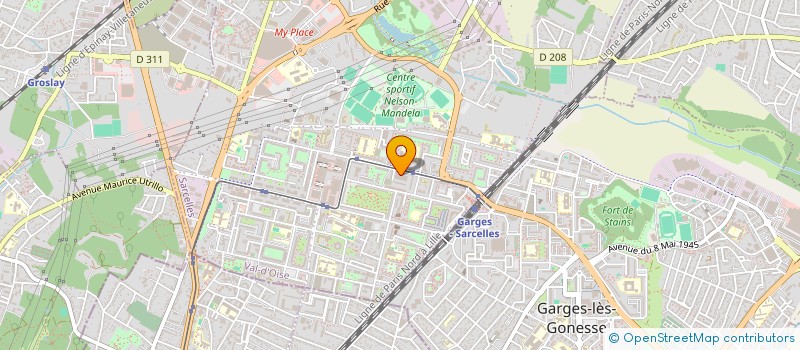 localisation de l'entreprise MOBIPHONE  SARCELLES