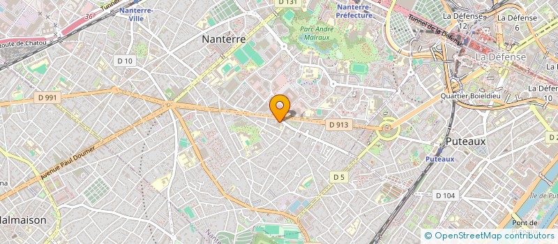 localisation de l'entreprise MOBIPIMP à NANTERRE
