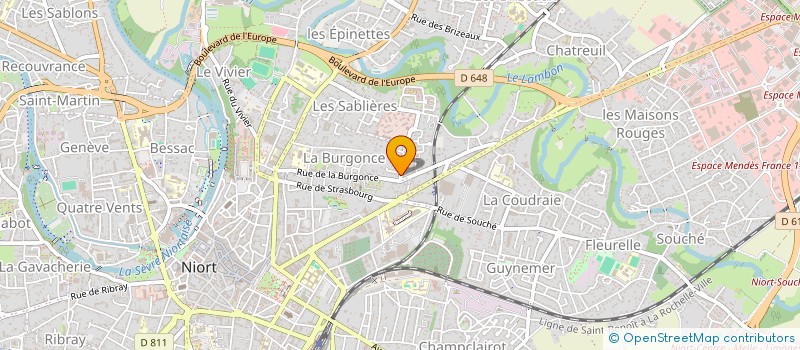 localisation de l'entreprise MOBIQUITE  NIORT