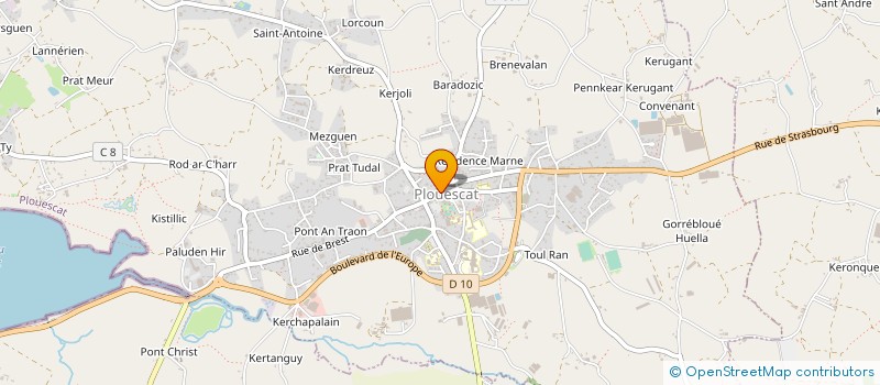 localisation de l'entreprise MOBIREN à PLOUESCAT