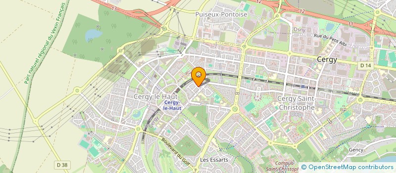 localisation de l'entreprise MOBIROUTE  CERGY