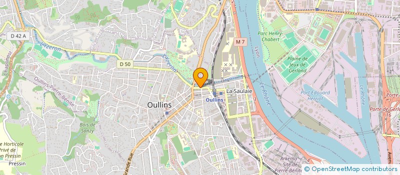 localisation de l'entreprise MOBISATINFO  OULLINS-PIERRE-BENITE