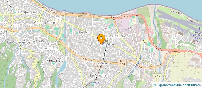 localisation de l'entreprise MOBISOFT à SAINT-DENIS