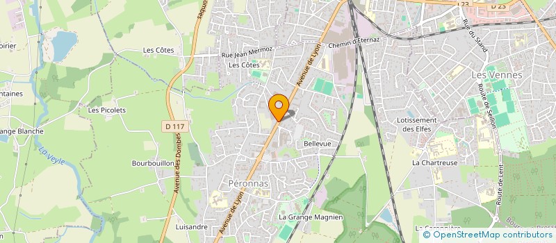 localisation de l'entreprise MOBISTOCK à PERONNAS