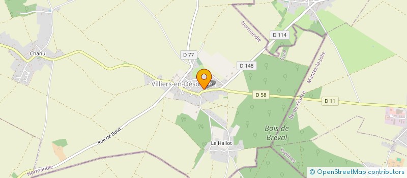 localisation de l'entreprise MOBITAXI 27  VILLIERS-EN-DESUVRE