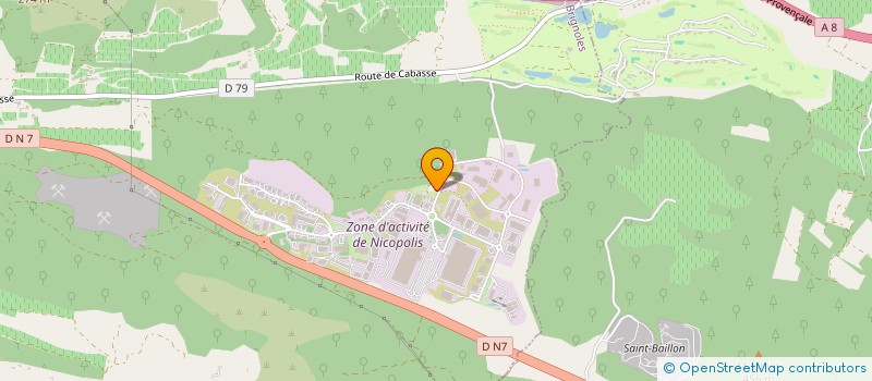 localisation de l'entreprise MOBITEC SUD à BRIGNOLES