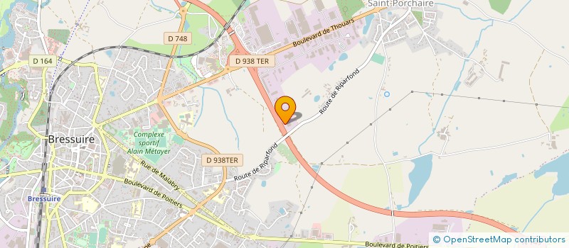 localisation de l'entreprise MOBITECH à BRESSUIRE