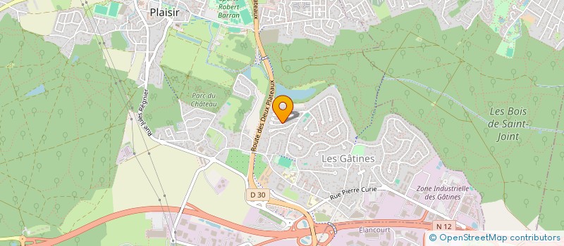 localisation de l'entreprise MOBIUP à PLAISIR