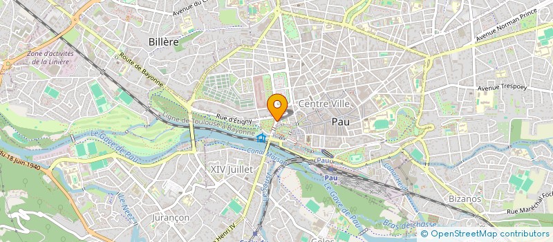 localisation de l'entreprise MOBIUS à PAU