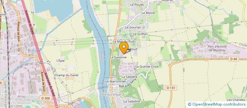 localisation de l'entreprise MOBIUS  FAREINS