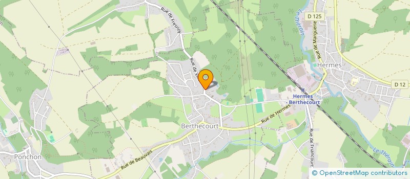 localisation de l'entreprise MOBIUS  BERTHECOURT