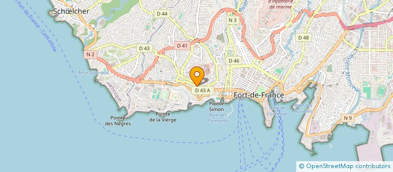 localisation de l'entreprise MOBIUSCA à FORT-DE-FRANCE
