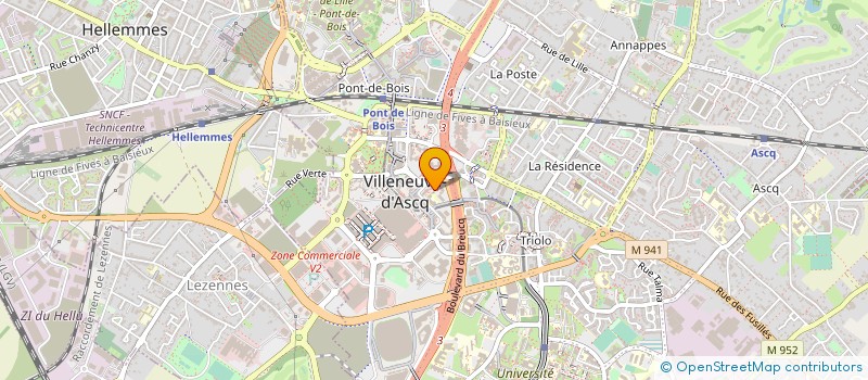 localisation de l'entreprise MOBIVIA SUPPLY SOLUTIONS à VILLENEUVE-D'ASCQ
