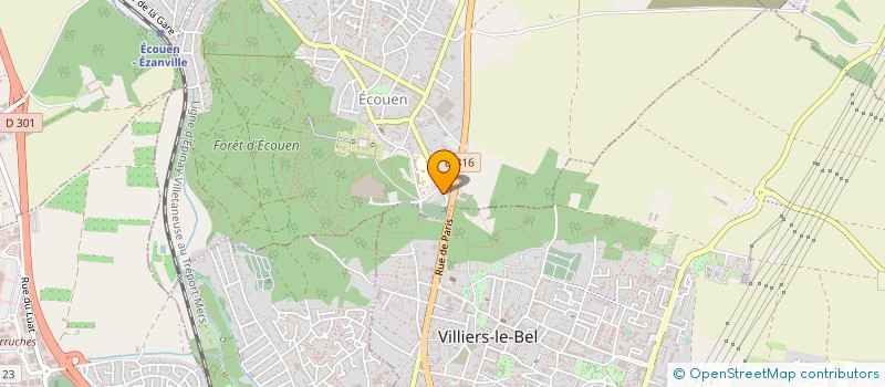 localisation de l'entreprise MOBIX PRESTIGE  ECOUEN