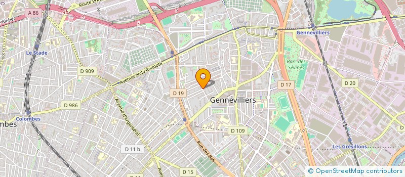 localisation de l'entreprise MOBOCAB à GENNEVILLIERS