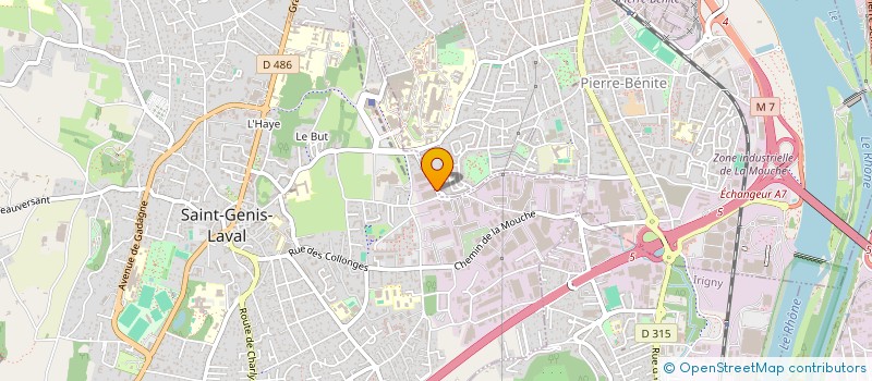 localisation de l'entreprise MOBOO à SAINT-GENIS-LAVAL