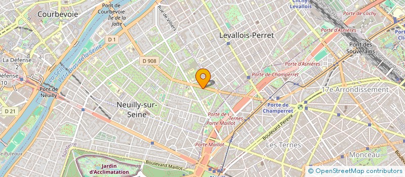 localisation de l'entreprise MOBU 2 à NEUILLY-SUR-SEINE