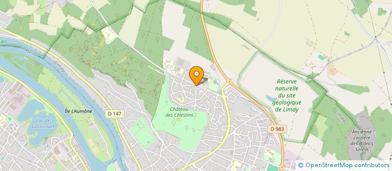 localisation de l'entreprise MOBU  LIMAY